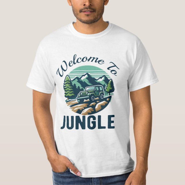 VÄLKOMMEN TILL JUNGLE T SHIRT (Framsida)