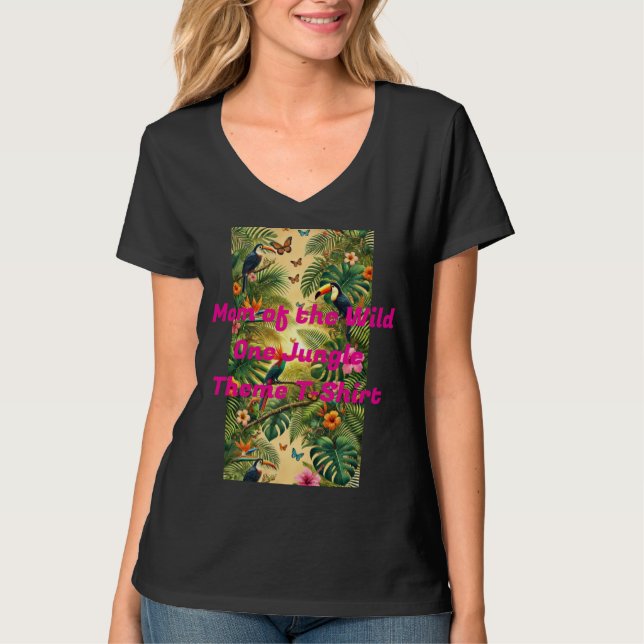 Välkommen till Jungle T-Shirt - Tropical Vild Adve (Framsida)