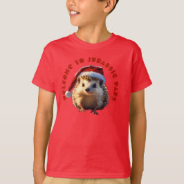 Välkommen till Jurassic Park:Charming Hedgehog Hel T Shirt
