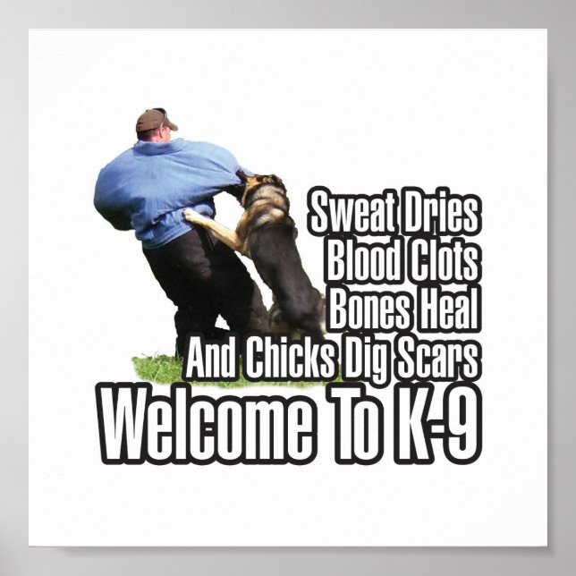 Välkommen till K-9-Poster Poster (Framsidan)