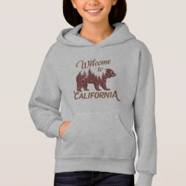 Välkommen till Kalifornien Bear Forest T Shirt