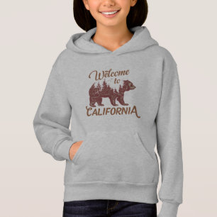 Välkommen till Kalifornien Bear Forest T Shirt