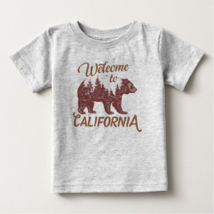 Välkommen till Kalifornien Bear T Shirt