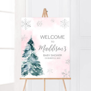 Välkommen till kallet Utanför Rosa, babyvisningspr Poster