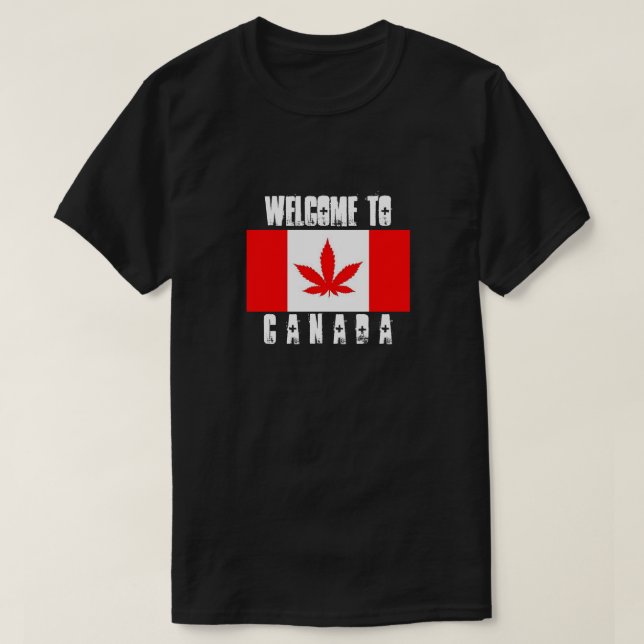 VÄLKOMMEN TILL KANADA T SHIRT (Design framsida)