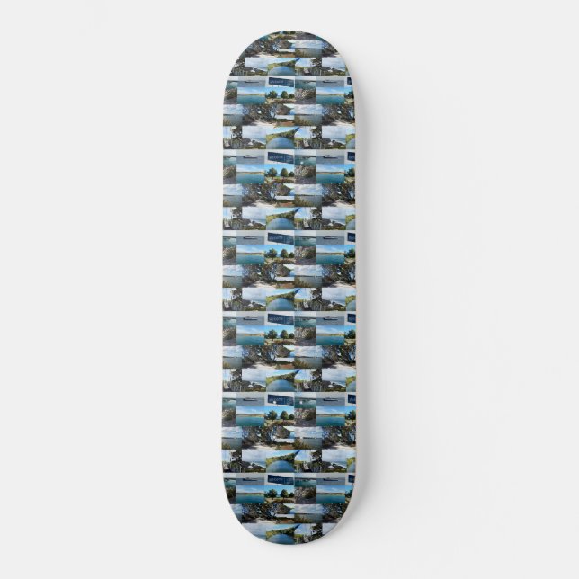 Välkommen till Kangaroo Island, Australien, Mini Skateboard Bräda 18,5 Cm (Framsida)