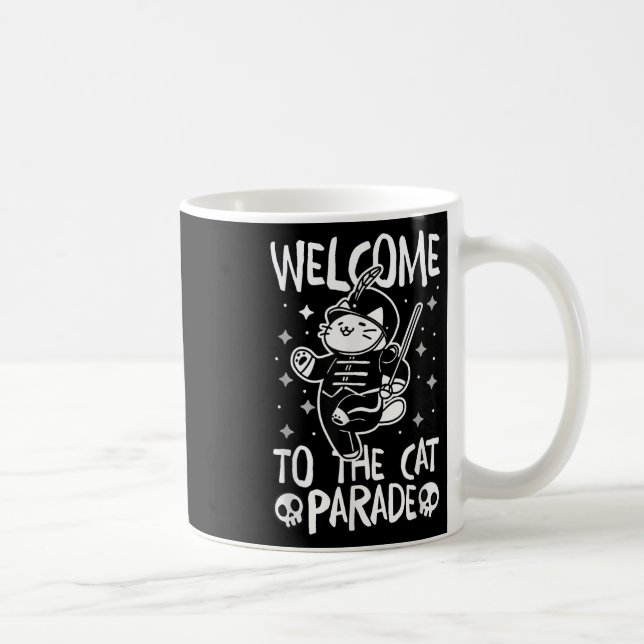Välkommen till Katt Parad Kaffemugg (Höger)