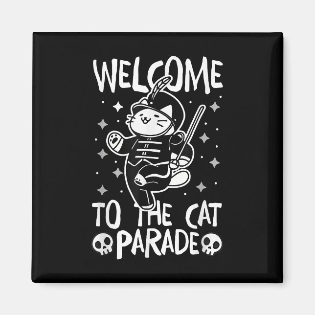 Välkommen till Katt Parad Magnet (Framsidan)