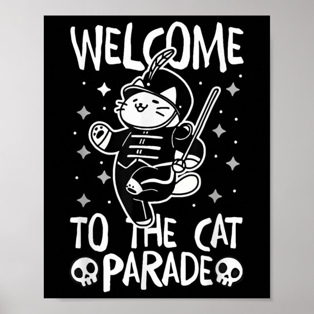 Välkommen till Katt Parad Poster (Framsidan)