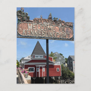 Välkommen till Kennebunkport-signalen Helg Vykort