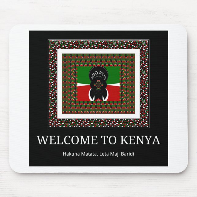 Välkommen till Kenya Hakuna Matata Musmatta (Framsidan)