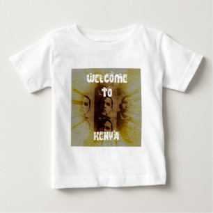 Välkommen till Kenya med Obama Collage T-shirt