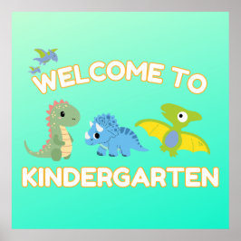 Välkommen till Kindergarten Poster