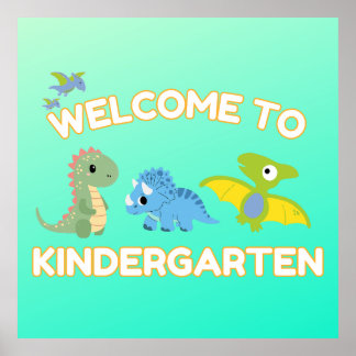 Välkommen till Kindergarten Poster