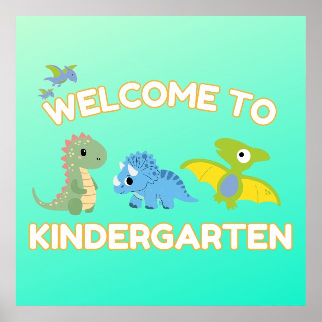 Välkommen till Kindergarten Poster (Framsidan)