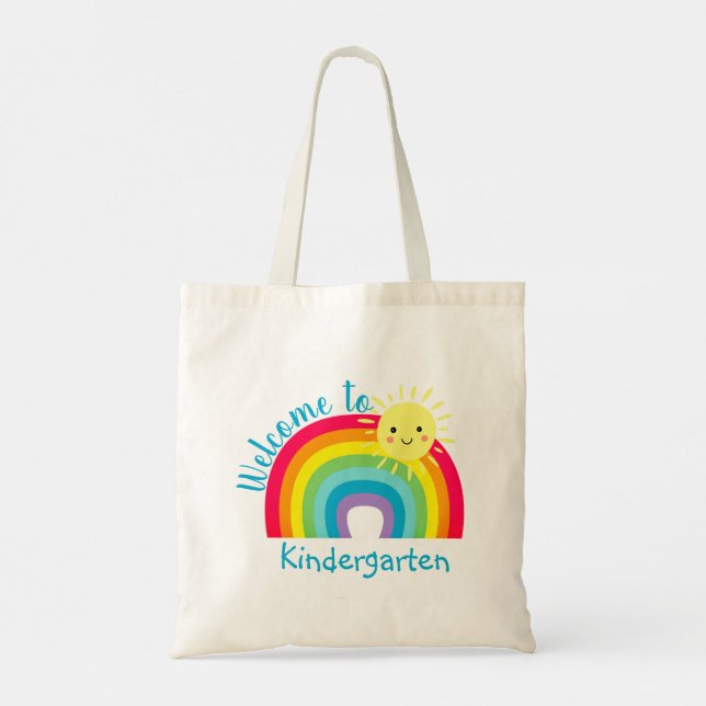 Välkommen till Kindergarten Tote Bag Tygkasse (Baksida)