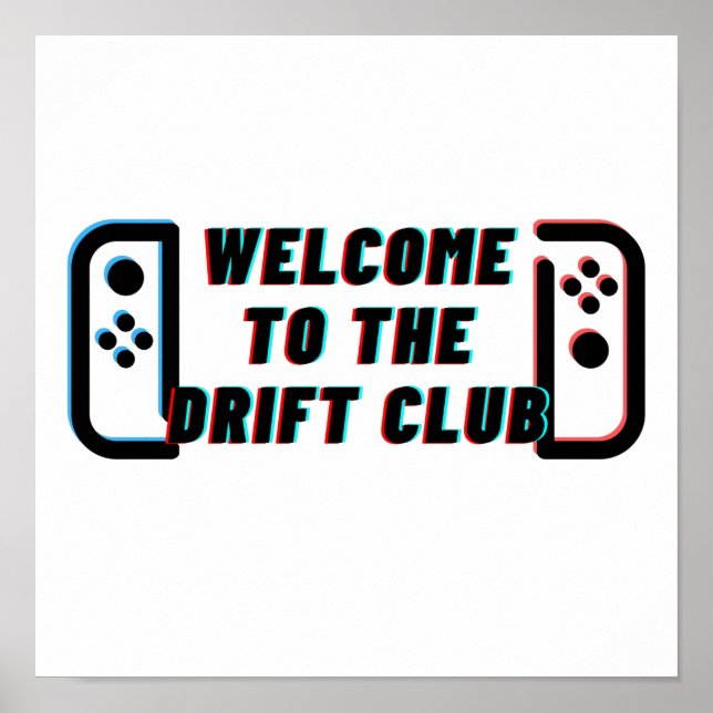 Välkommen till Klubben Drift Poster (Framsidan)