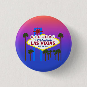 Välkommen till knappen Las Vegas-signatur nr 3 Knapp