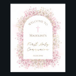 Välkommen till kommissionens första blommigt poster<br><div class="desc">Välkomstposter för första Heligan</div>