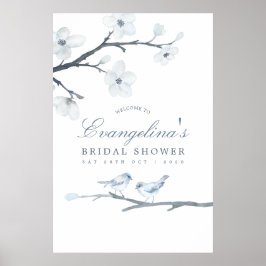 Välkommen till körsbärsblommans bröllopsdusch poster
