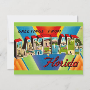 Välkommen till Lakeland Florida Vykort