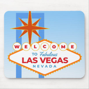 Välkommen till Las Vegas Blå himmel Musmatta