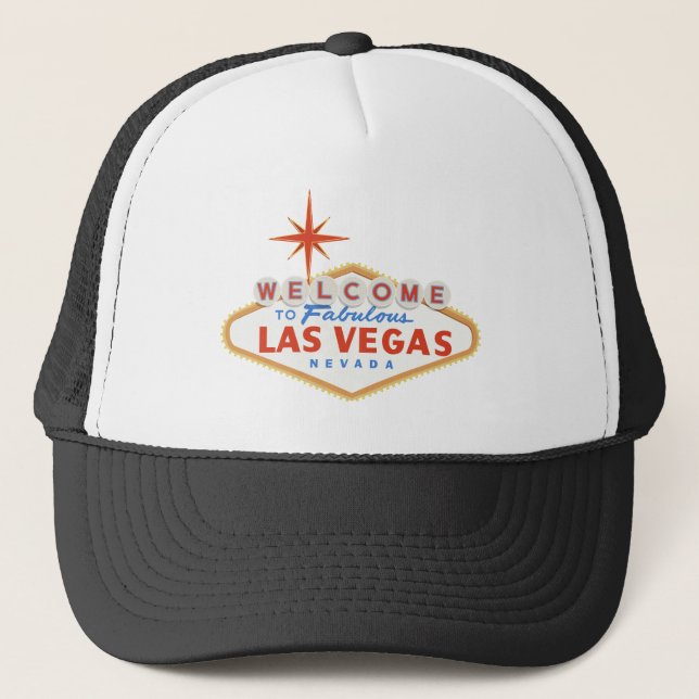 Välkommen till Las Vegas Black Keps (Framsida)