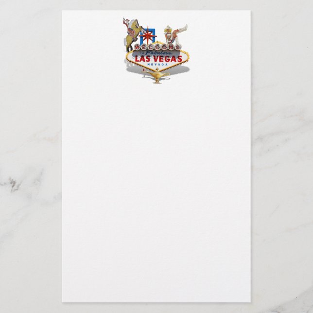 Välkommen till Las Vegas Brevpapper (Framsida)