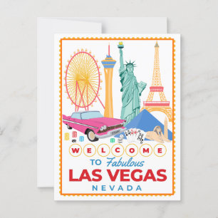 Välkommen till Las Vegas City Vykort