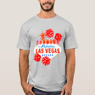 Välkommen till Las Vegas Dice-grafik T Shirt