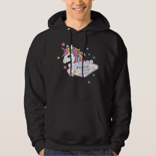 Välkommen till Las Vegas Fabulous Magic Unicorn So Hoodie