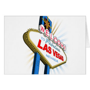 Välkommen till Las Vegas Hälsningskort