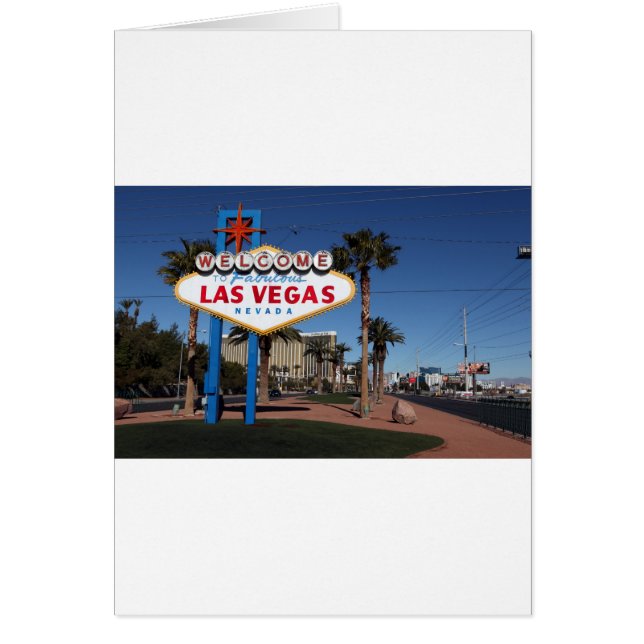Välkommen till Las Vegas Hälsningskort (Framsidan)