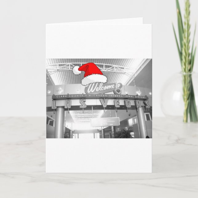 Välkommen till Las Vegas jul Helgkort (Framsida)