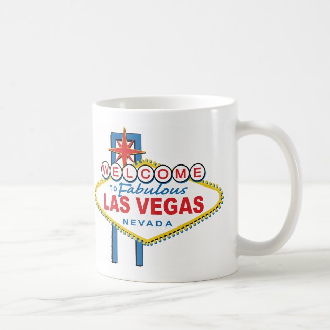 Välkommen till Las Vegas Kaffemugg (Höger)