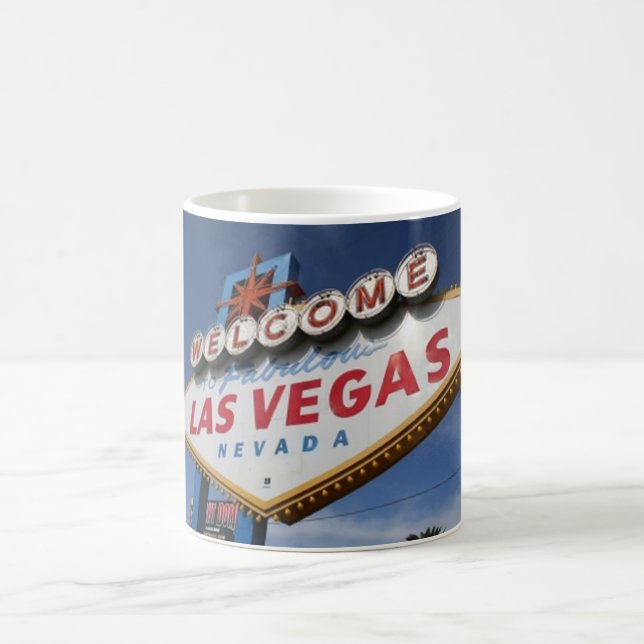 Välkommen till Las Vegas Kaffemugg (Center)
