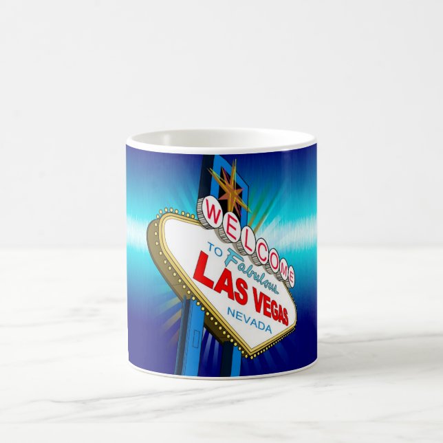 Välkommen till Las Vegas Kaffemugg (Center)