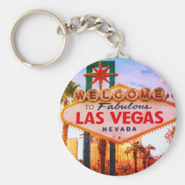 Välkommen till Las Vegas Keychain Nyckelring