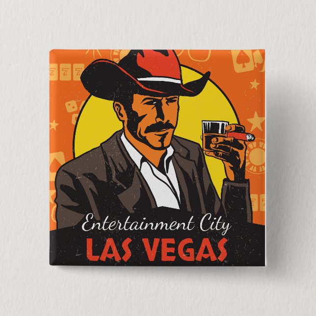Välkommen till Las Vegas Knapp (Framsida)