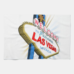 Välkommen till Las Vegas Kökshandduk
