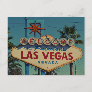 Välkommen till Las Vegas-kortet Vykort