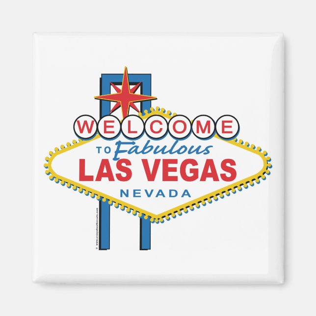 Välkommen till Las-Vegas Magnet (Framsidan)