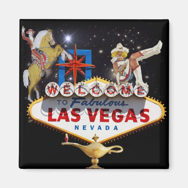Välkommen till Las Vegas Magnet (Framsidan)