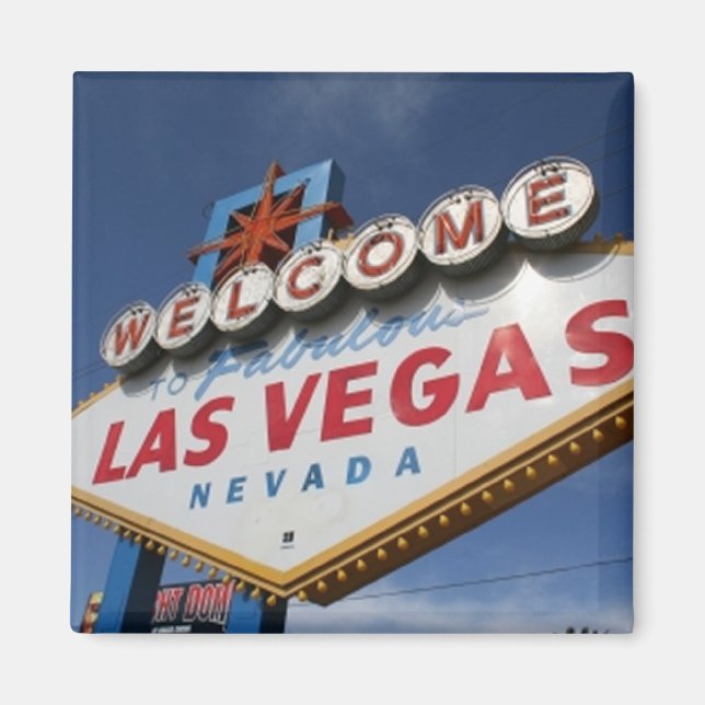 Välkommen till Las Vegas Magnet (Framsidan)