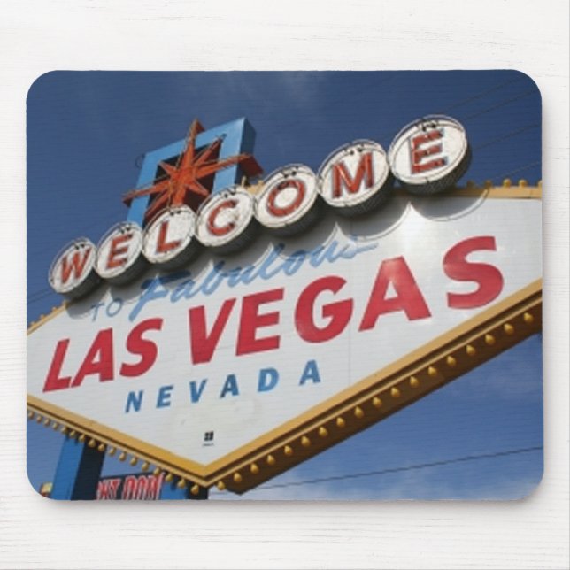 Välkommen till Las Vegas Musmatta (Framsidan)