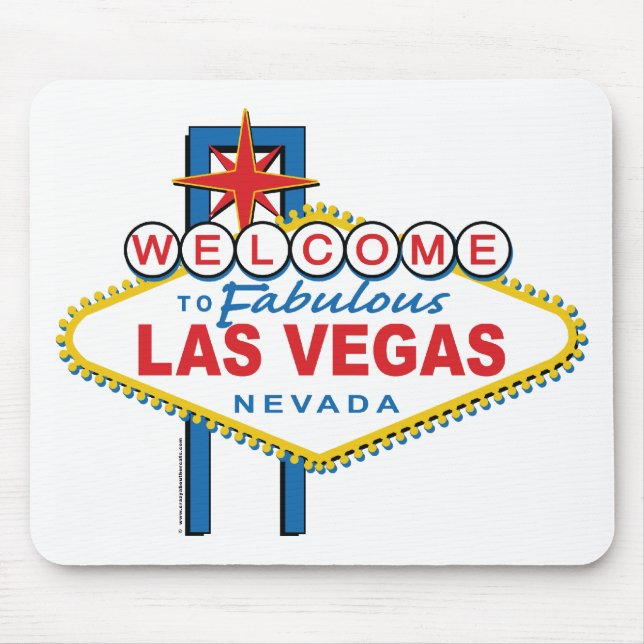 Välkommen till Las-Vegas Musmatta (Framsidan)