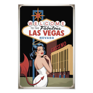 Välkommen till Las Vegas Nevada Fototryck