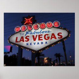 Välkommen till Las Vegas Nevada Poster Skriv ut