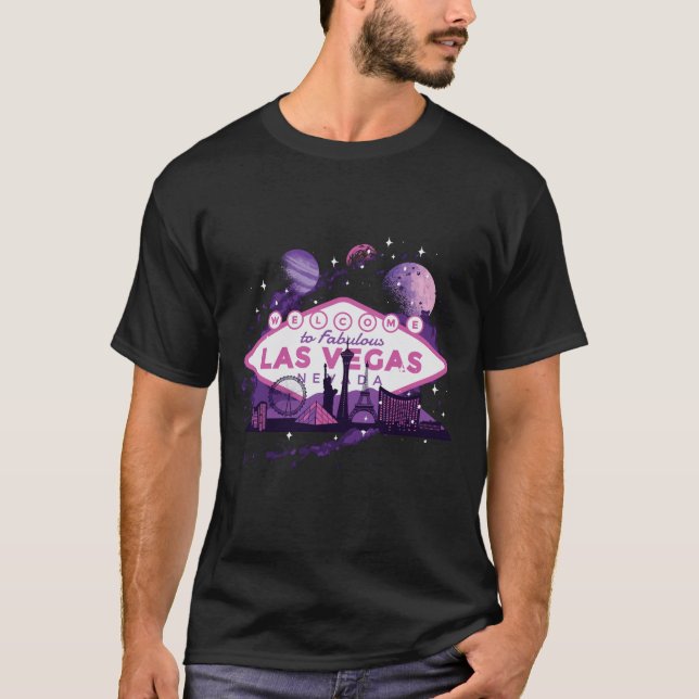Välkommen till Las Vegas Nevada T Shirt (Framsida)
