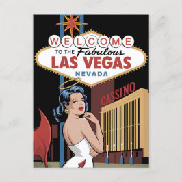 Välkommen till Las Vegas Nevada Vykort